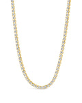Dani Chain & CZ Tennis Necklace - Sterling Forever