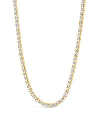 Dani Chain & CZ Tennis Necklace - Sterling Forever