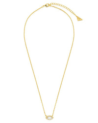 Jamie CZ Evil Eye Pendant Necklace - Sterling Forever
