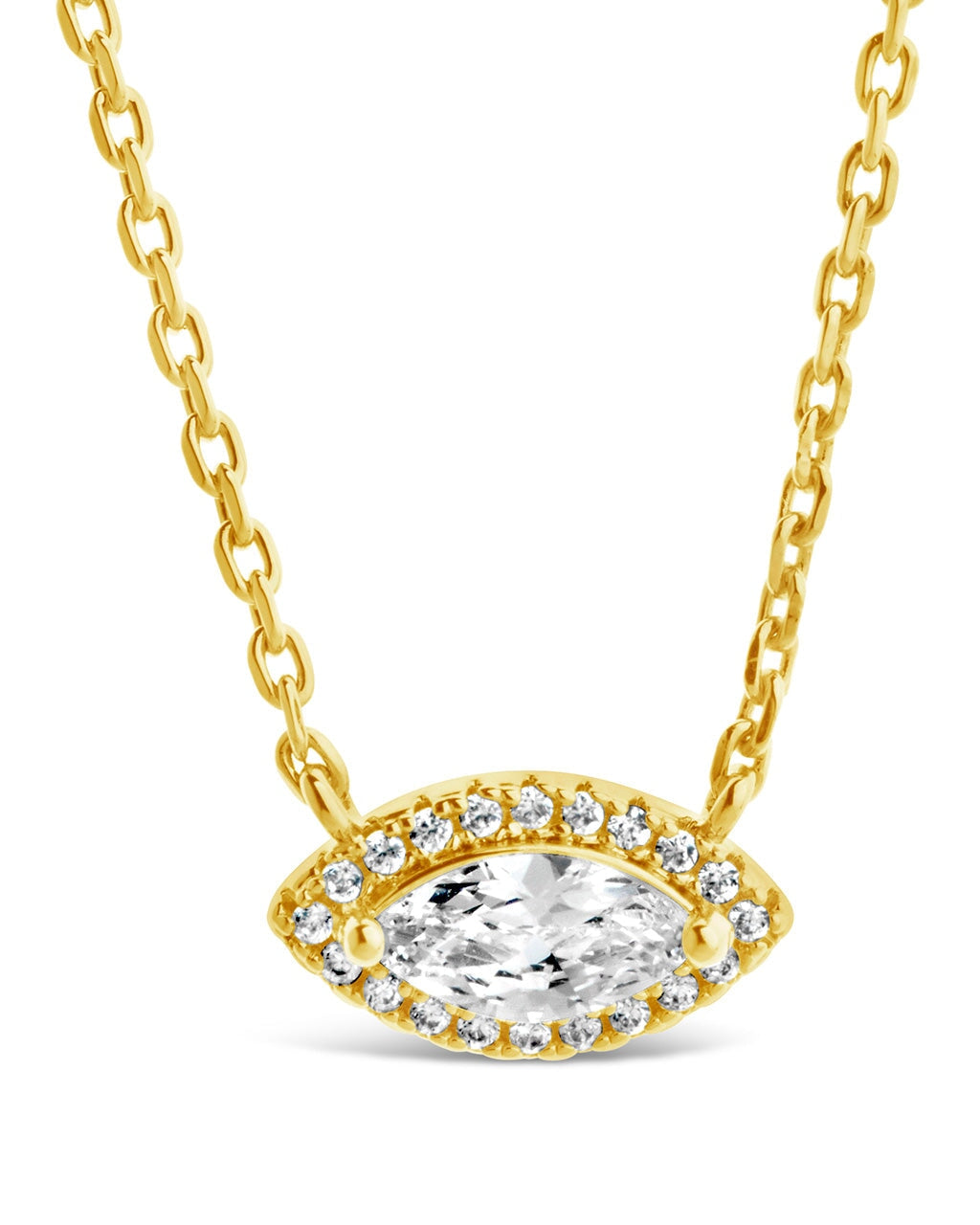 Sterling forever gold medallion necklace Clearance