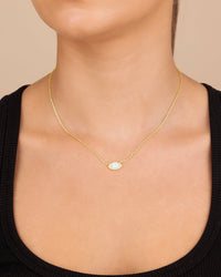 Jamie CZ Evil Eye Pendant Necklace - Sterling Forever
