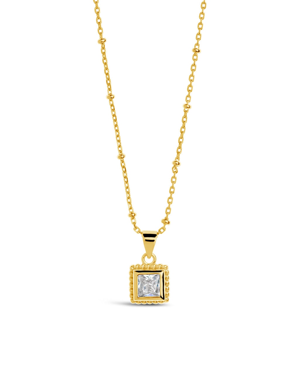 Cassia Cubic Zirconia Pendant Necklace – Sterling Forever