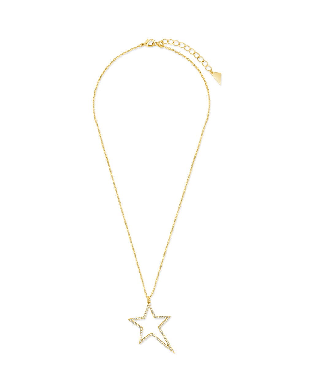 Statement CZ Star Outline Necklace Necklace Sterling Forever 