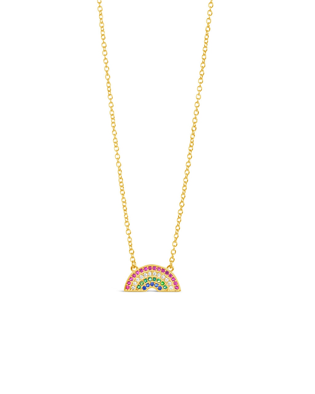 Rainbow CZ Pendant Necklace Necklace Sterling Forever 