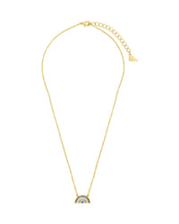Rainbow CZ Pendant Necklace - Sterling Forever