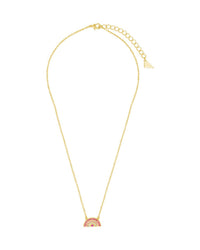 Rainbow CZ Pendant Necklace - Sterling Forever
