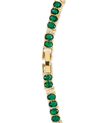 Ace Oval CZ Tennis Necklace