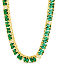 Ace Oval CZ Tennis Necklace - Sterling Forever