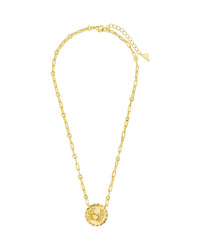 Bold CZ Zodiac Link Pendant Necklace - Sterling Forever