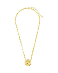 Bold CZ Zodiac Link Pendant Necklace - Sterling Forever