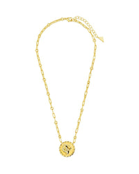 Bold CZ Zodiac Link Pendant Necklace - Sterling Forever