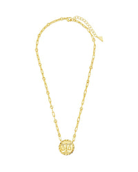 Bold CZ Zodiac Link Pendant Necklace - Sterling Forever