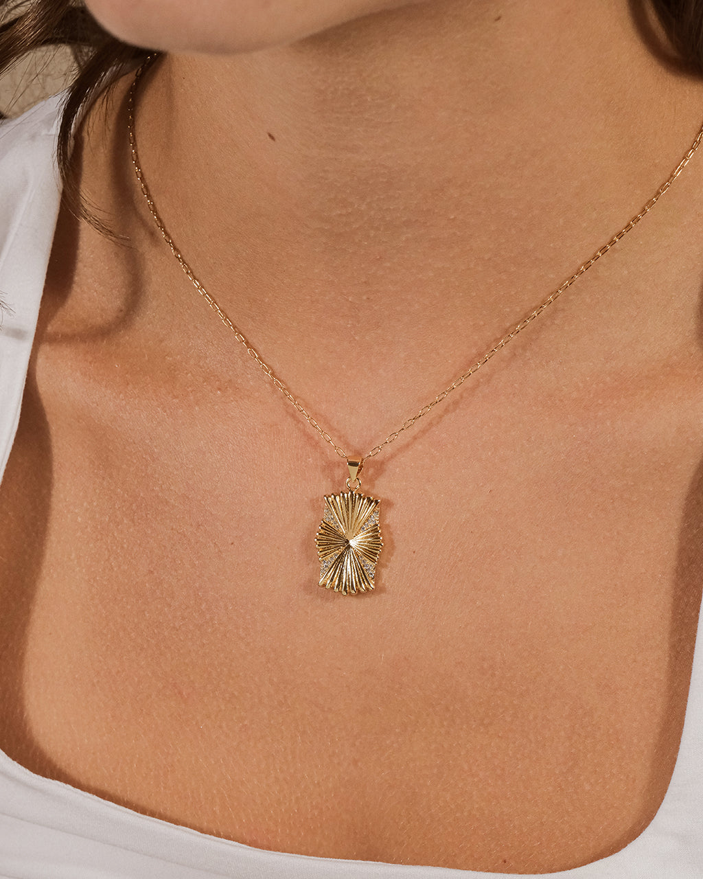 Royale CZ Pendant Necklace