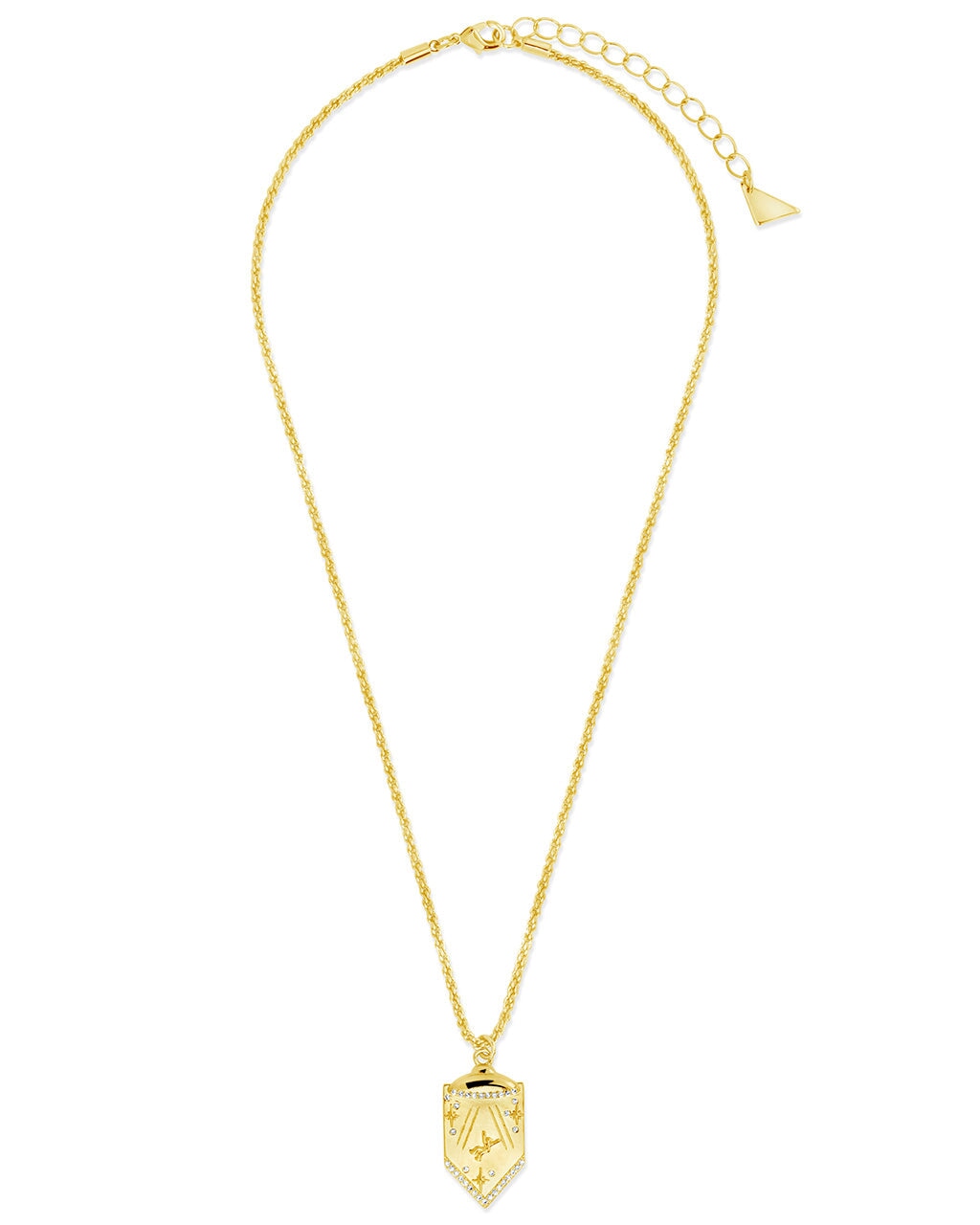 Beam Me Up CZ Pendant Necklace Necklace Sterling Forever 