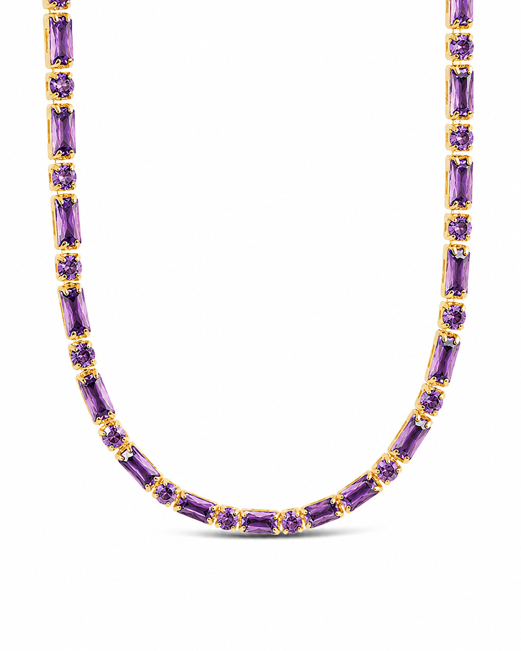Georgia Amethyst CZ Tennis Bundle - Sterling Forever