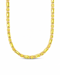 Georgia Canary CZ Tennis Necklace