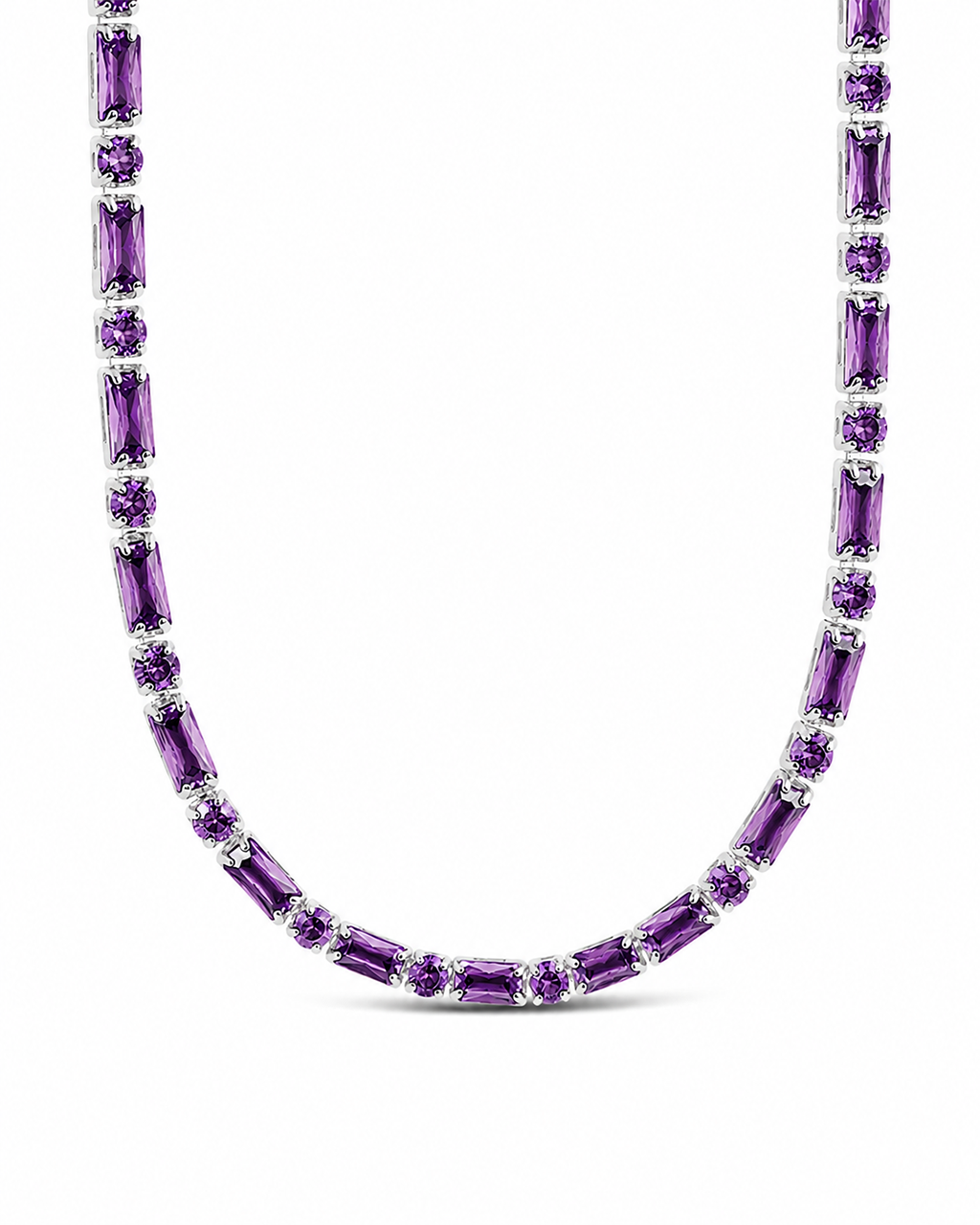 Georgia Amethyst CZ Tennis Bundle - Sterling Forever