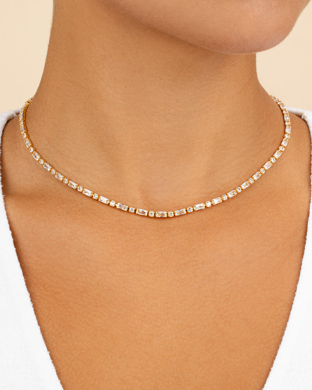 Georgia CZ Tennis Necklace & Bracelet Bundle