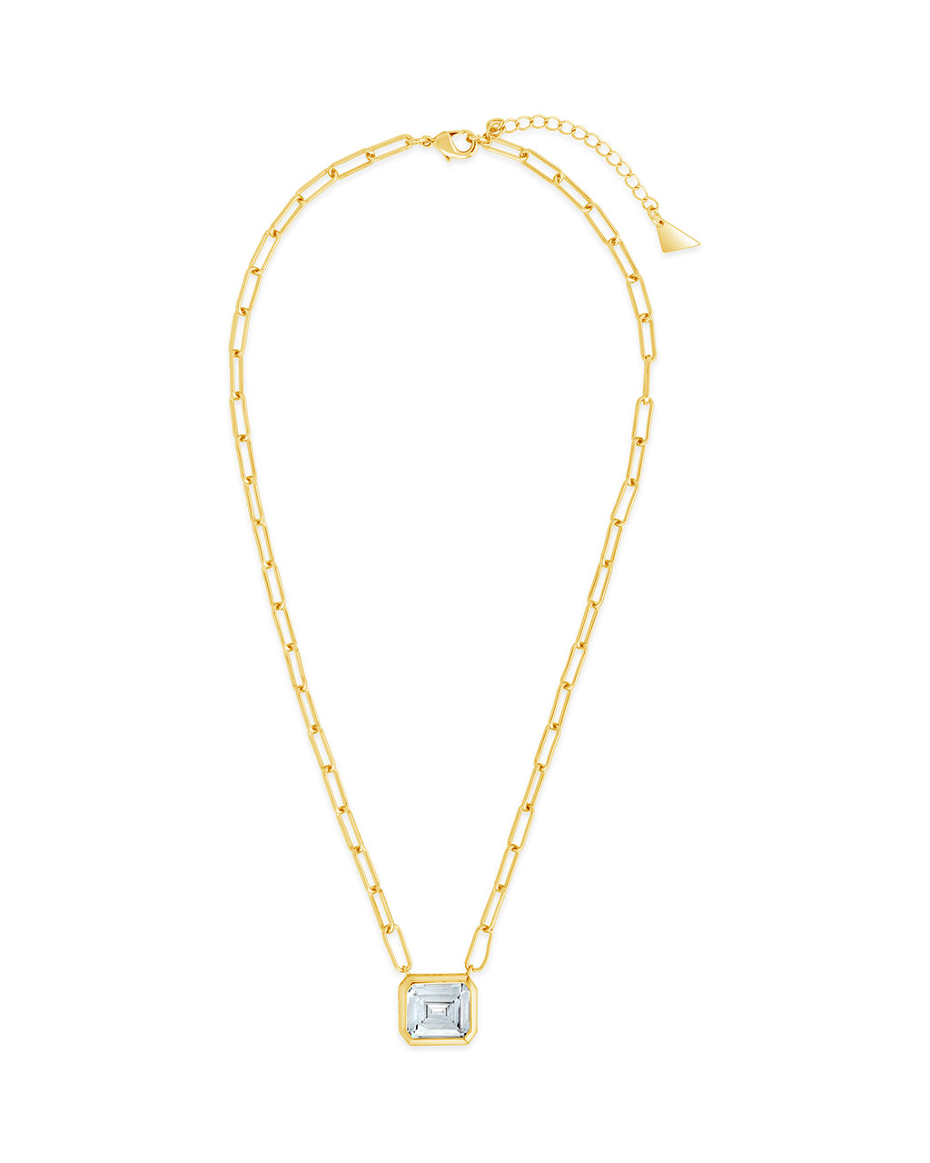 Camille Bezel CZ Statement Necklace