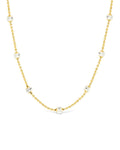 Rumor Stationed CZ Necklace - Sterling Forever