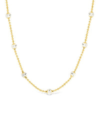 Rumor Stationed CZ Necklace - Sterling Forever