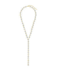 Tasha CZ Stationed Heart Lariat Necklace - Sterling Forever