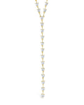 Tasha CZ Stationed Heart Lariat Necklace - Sterling Forever