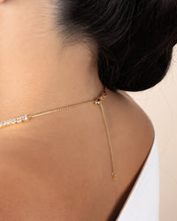 Jadon Adjustable CZ Tennis Necklace - Sterling Forever