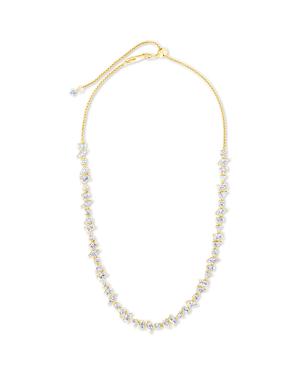 Ellery Adjustable CZ Tennis Necklace - Sterling Forever