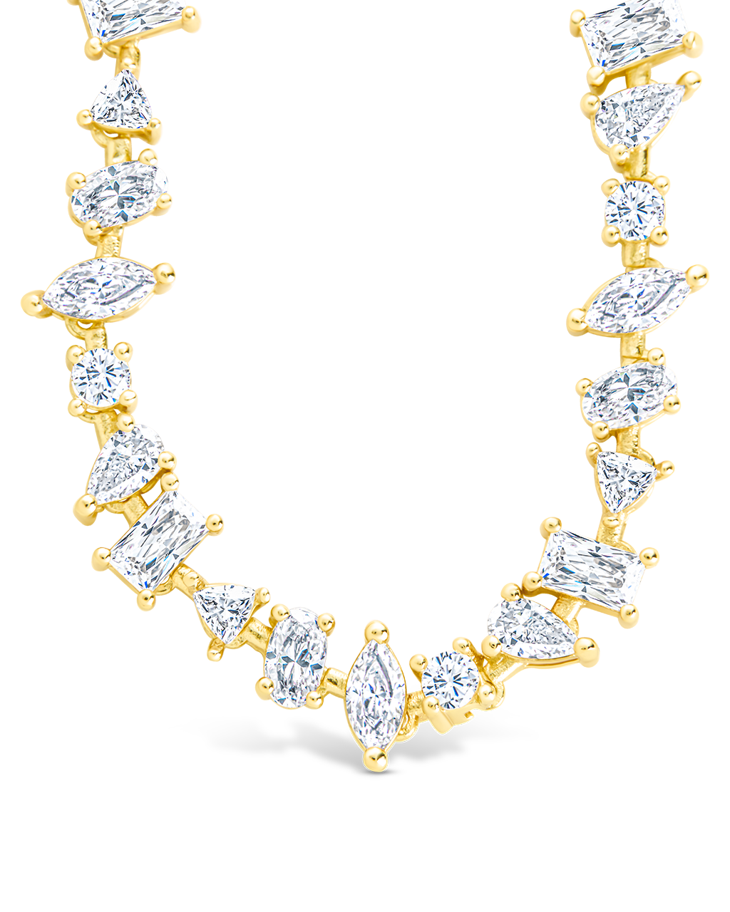 Ellery Adjustable CZ Tennis Necklace - Sterling Forever