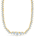 Tatum Adjustable CZ Tennis Necklace - Sterling Forever