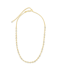 Camden Adjustable CZ Staggered Tennis Necklace - Sterling Forever