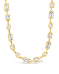 Camden Adjustable CZ Staggered Tennis Necklace - Sterling Forever