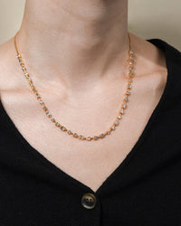 Camden Adjustable CZ Staggered Tennis Necklace - Sterling Forever