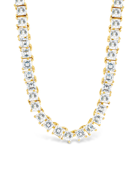 Brette Adjustable CZ Tennis Necklace - Sterling Forever
