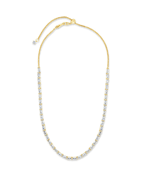 Blanche Adjustable CZ Tennis Necklace - Sterling Forever
