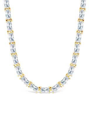 Blanche Adjustable CZ Tennis Necklace