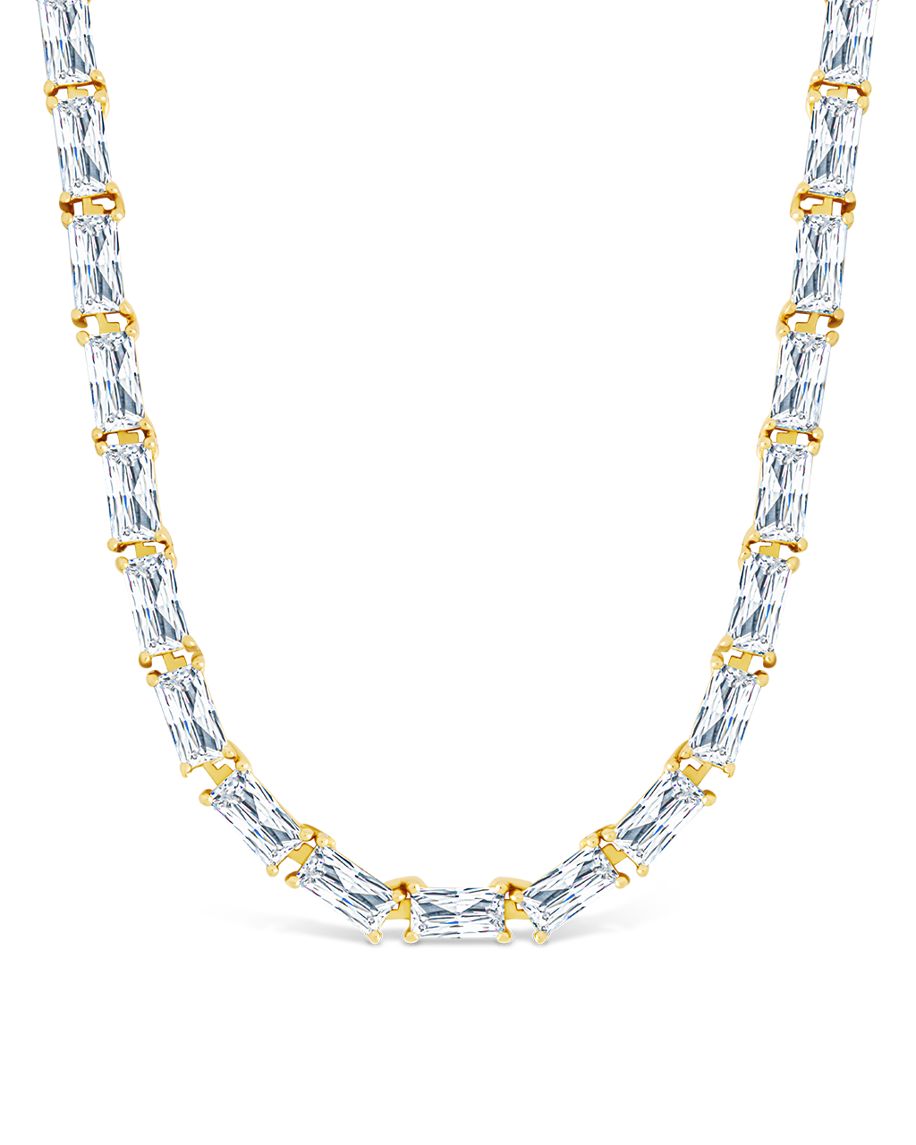 Blanche Adjustable CZ Tennis Necklace - Sterling Forever