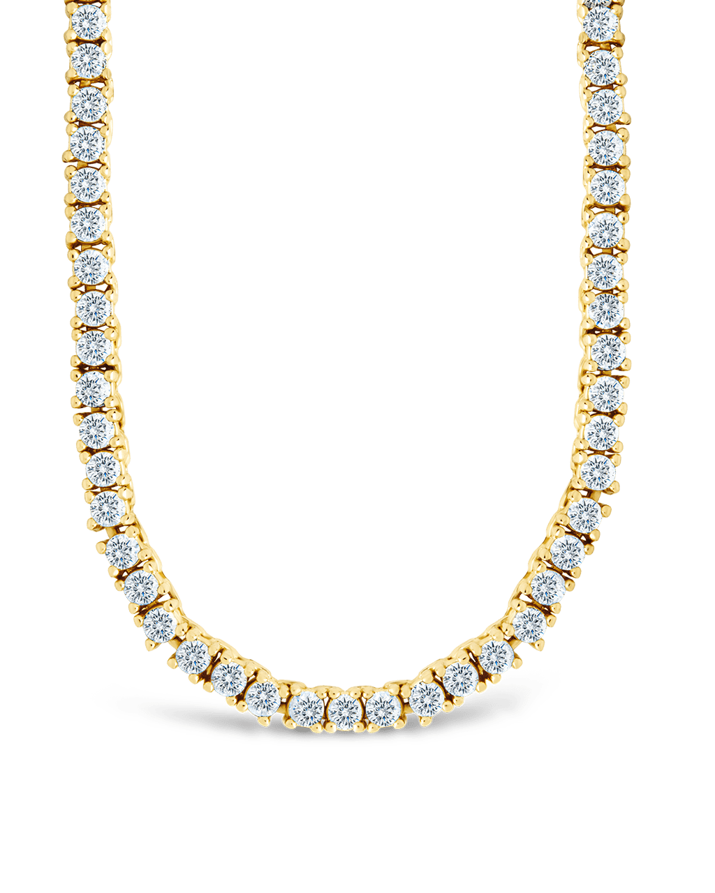 Mirabell Adjustable CZ Tennis Necklace - Sterling Forever