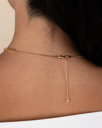 Mirabell Adjustable CZ Tennis Necklace - Sterling Forever