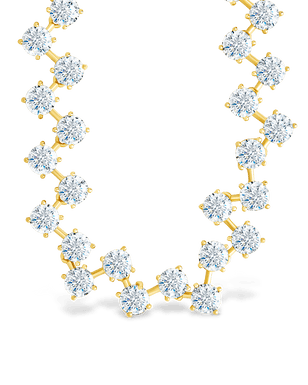 Carson Adjustable CZ Tennis Bolo Necklace