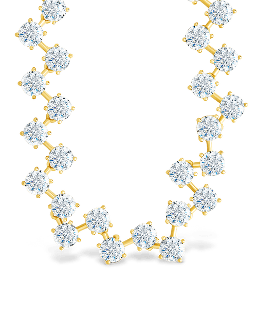 Carson Adjustable CZ Tennis Bolo Necklace - Sterling Forever