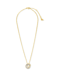 Emmeline CZ & Polished Interlocking Circles Pendant