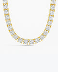 Marisol Princess Cut CZ Tennis Necklace - Sterling Forever