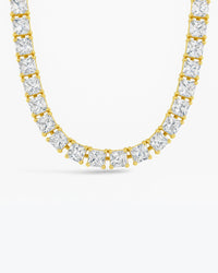 Marisol Princess Cut CZ Tennis Necklace - Sterling Forever