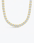 Marisol Round Cut CZ Tennis Necklace - Sterling Forever