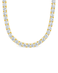 Marisol Round Cut CZ Tennis Necklace