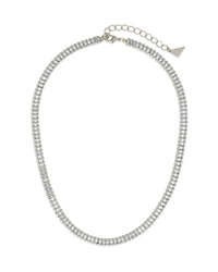 Nicoleta Tennis Necklace - Sterling Forever