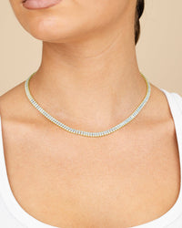 Nicoleta Tennis Necklace - Sterling Forever