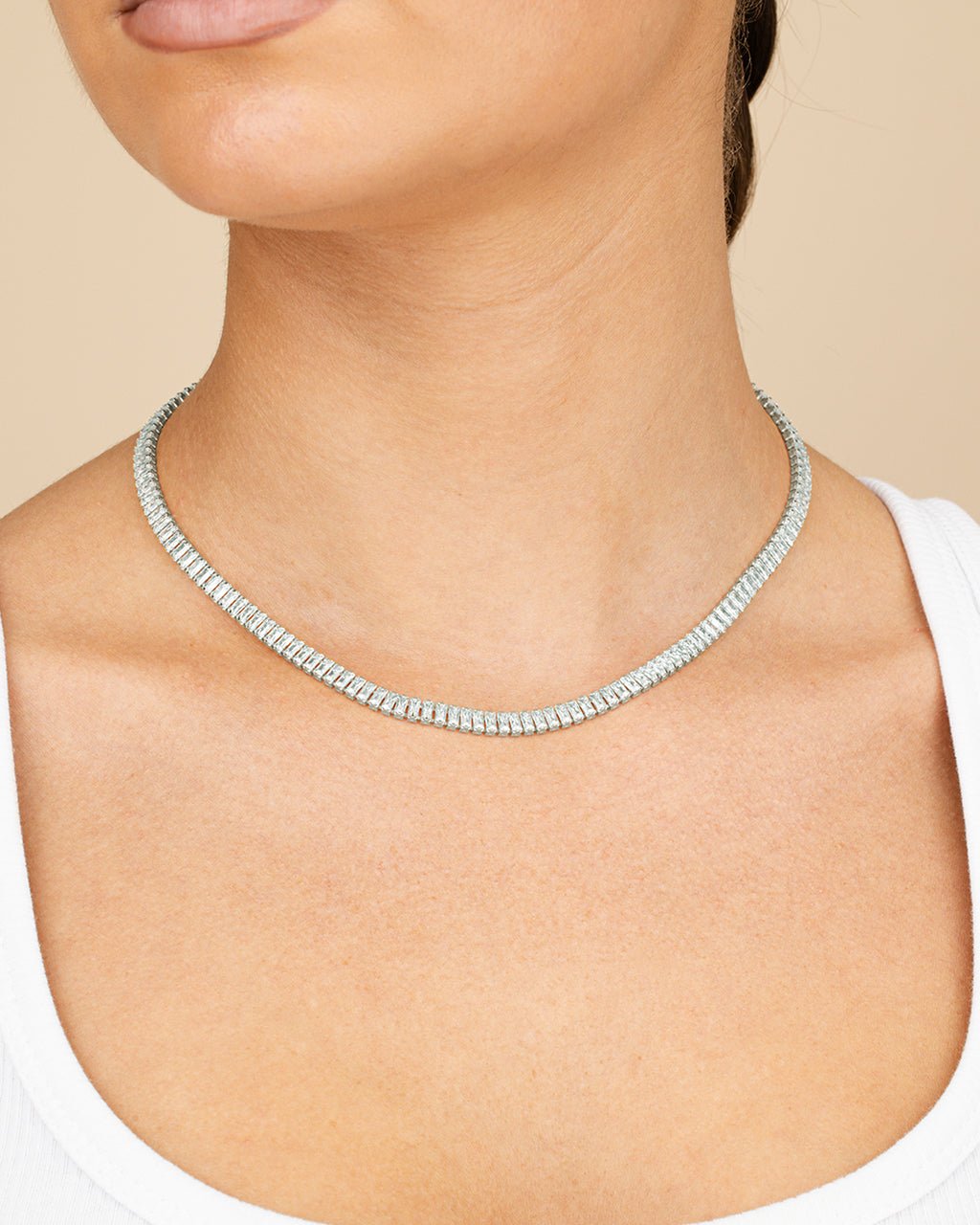 Nicoleta Tennis Necklace – Sterling Forever